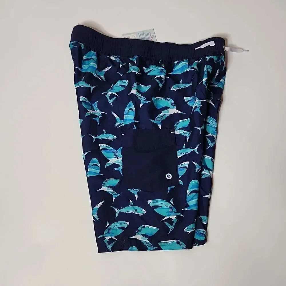 Cat & Jack Large Husky Shark Swim Trunks